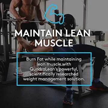 RSP Nutrition QuadraLean - Stimulant Free Weight Management, Metabolism Booster, Energy & Appetite Support - CLA, L-Carnitine, Green Tea Extract, Non-Stim Formula, 50 Serv (Packaging May Vary)