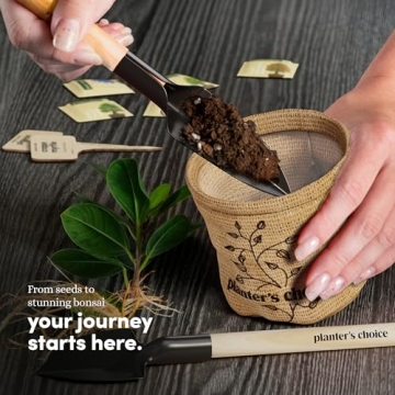 Planter's Choice Bonsai Tree Starter Kit - Unique Gifts for Women, Men - Christmas Gifts for Adults ...