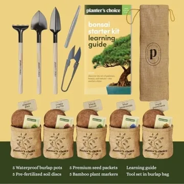 Planter's Choice Bonsai Tree Starter Kit - Unique Gift Idea