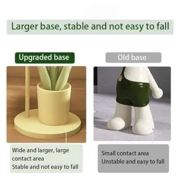 Flower Side Table, Creative End Table, Bedside Table with Adjustable Light, Funky Resin Coffee Table for Living Room, Bedroom, Patio(Pink)