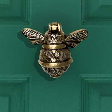 Charming Solid Brass Bumblebee Door Knocker for Your Home