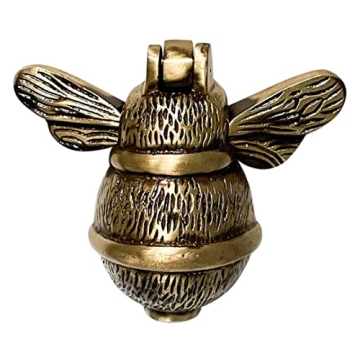 Charming Solid Brass Bumblebee Door Knocker for Your Home
