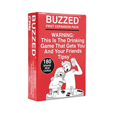 Buzzed Expansion Pack #1 - The Drinking Game That Will Get You & Your Friends Tipsy - Pool Party Gam...