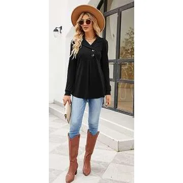Stylish Newchoice Women's Long Sleeve Tunic Top