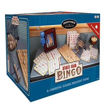 Front Porch Classics State Fair Bingo Deluxe Edition - Craftsmanship for an Authentic Retro-Style Ex...