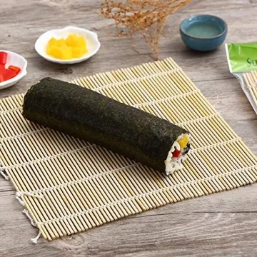 JapanBargain Sushi Roller Set with Bamboo Mat and Paddle