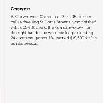 Year of Baseball Trivia Page-A-Day Calendar 2021