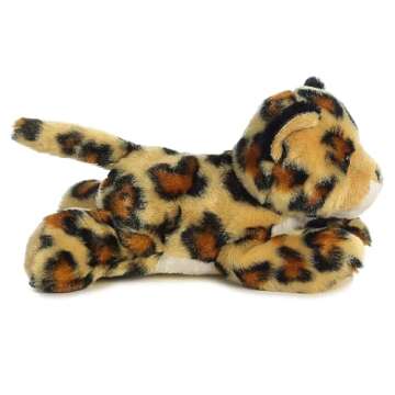 Aurora® Adorable Mini Flopsie™ Amazon Jaguar™ Stuffed Animal - Playful Ease - Timeless Companions - Brown 8 Inches