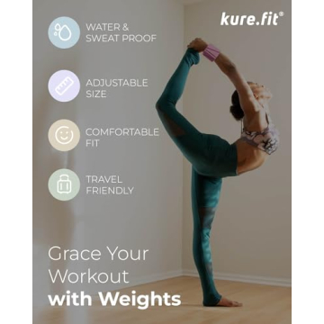 Kure.fit Adjustable Wrist & Ankle Weights for Women