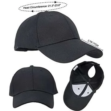 Stylish High Ponytail Baseball Hat for Women with Sun Protection