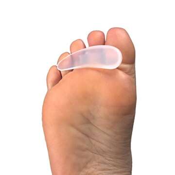Silipos 10435 Silicone Buttress Pads - Comfort & Support for Hammer Toes