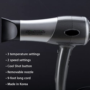 SLB EMF Freedom Hair Dryer for Healthy Hair Care