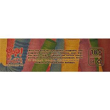 6 Pack Fidget Pop Tubes Toys for Kids