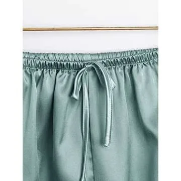 Shop SOLY HUX Silk Pajamas Set - Luxury Satin Sleepwear