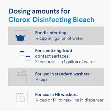 Clorox Disinfecting Bleach Concentrated - Powerful Cleaning Solution