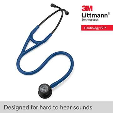 3M Health Care 6168 Littmann Cardiology IV Stethoscope, Navy Blue