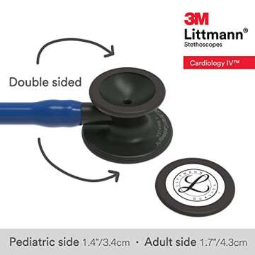 Cardiology IV Stethoscope Navy Blue - Premium Acoustic Tool