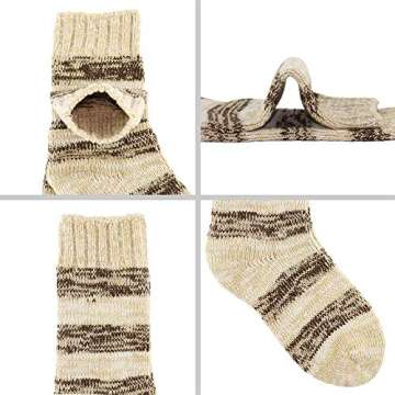 Winter Merino Wool Boot Socks for Women