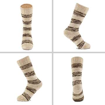 Winter Merino Wool Boot Socks for Women