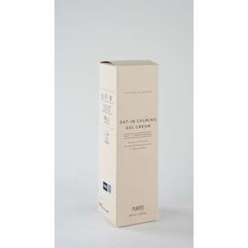 PURITO Oat-in Calming Gel Cream 100 ml / 3.38 fl. oz. vegan, facial cream, moisture cream for face, natural ingredients