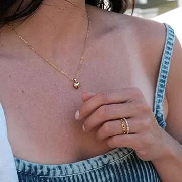 Espere 18K Gold Plated Simple Link Ring for Women