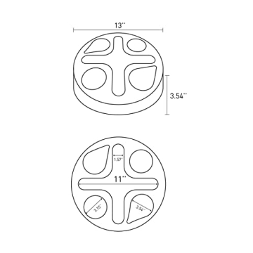 Xchouxer Couch and Bed Cup Holder Pillow, Sofa Organizer Caddy for Drinks, Remotes, Phones, Snacks (Gray)