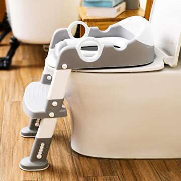 Wiifo Potty Training Seat with Step Stool for Kids