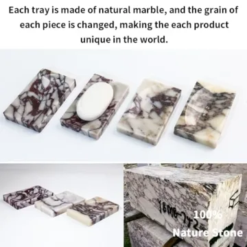 Luxurious Marble Soap Dish for Home Decor and Gifts