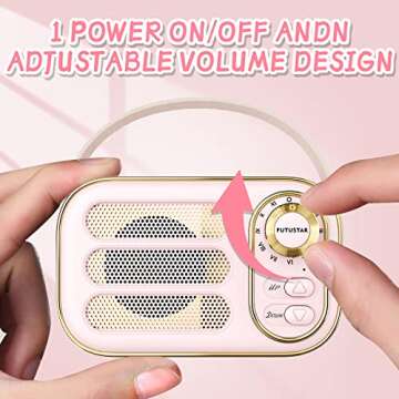 Aresrora Vintage Bluetooth Speaker - Retro Design for All