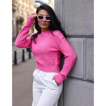 Trendy Zeagoo Women's Cropped Sweater for All Occasions