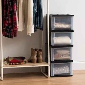 IRIS USA Stacking Drawers Organizer for Every Room