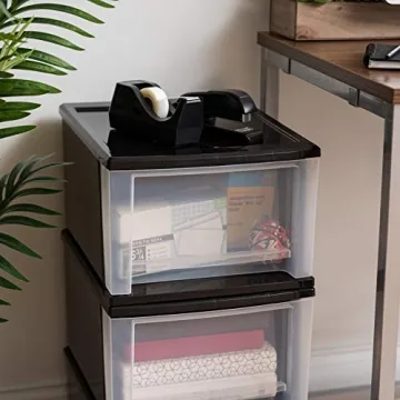 IRIS USA Stacking Drawers Organizer for Every Room