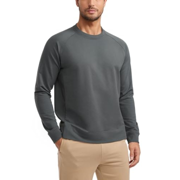 CRZ YOGA Mens Lightweight French Terry Sweatshirt