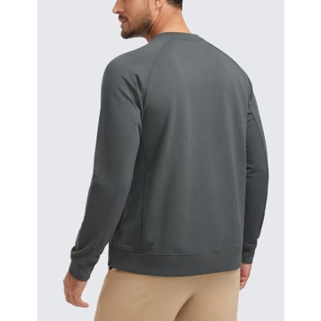 CRZ YOGA Mens Lightweight French Terry Sweatshirt
