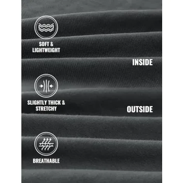 CRZ YOGA Mens Lightweight French Terry Sweatshirt