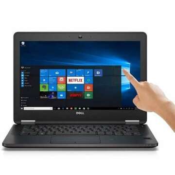 Dell Latitude E7270 UltraBook Screen Business Laptop (Intel Core i5-6300U, 8GB Ram, 256GB Solid State SSD, HDMI, Camera, WiFi, Smart Card Reader) Win 10 Pro (Renewed)