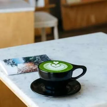 notNeutral Lino Porcelain Cup & Saucer Small Latte 8 oz (8 oz, 1)