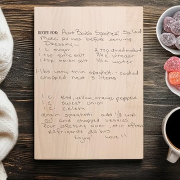Custom Recipe Cutting Boards for Cherished Family Gifts