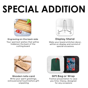 Custom Recipe Cutting Boards for Cherished Family Gifts