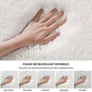 Chloelov Fluffy Faux Fur Area Rug - Cozy & Stylish Home Decor