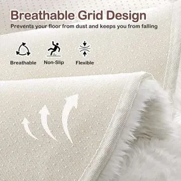 Chloelov Fluffy Faux Fur Area Rug - Cozy & Stylish Home Decor