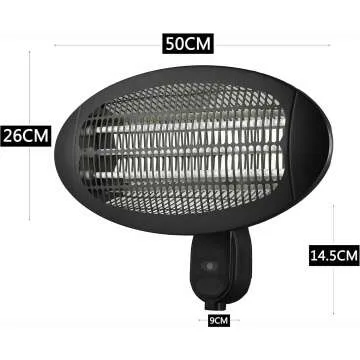 DONYER POWER 1500W Electric Patio Heater – Wall Mounted