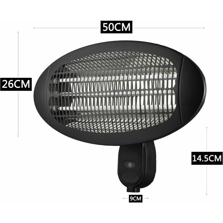 DONYER POWER 1500W Electric Patio Heater – Wall Mounted