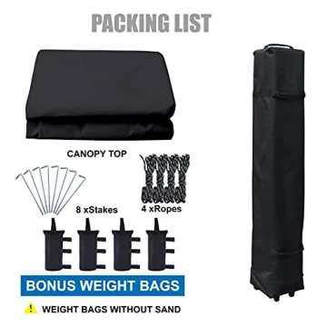 MASTERCANOPY 12x12 Pop Up Canopy Tent for Events