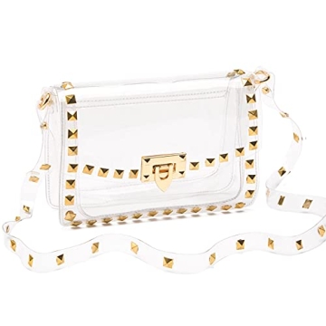 COROMAY Stylish Clear Crossbody Purse for Women