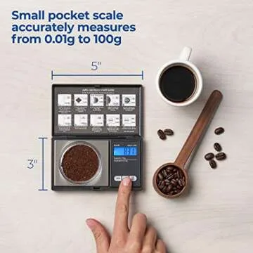 AWS-100 Digital Pocket Scale: Precision Weighing Anywhere
