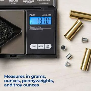 AWS-100 Digital Pocket Scale: Precision Weighing Anywhere