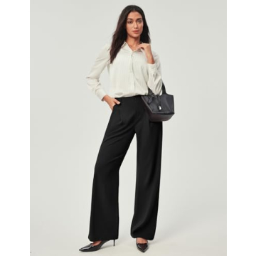 Ewedoos Chic Wide Leg Dress Pants for Women