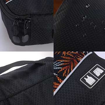 8 Set Packing Cubes, Travel Luggage Bags Organizers Mixed Color Set (Black Grey)