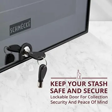 SCHMECKE 18 Bottle Wine Cooler Digital Temperature Control